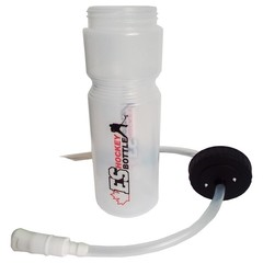 Бутылка для воды ES Hockey 0.75L прозрачная (с поильником 50 см)