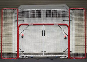 Ворота разборные хоккейные тренировочные с дополнительной защитой вокруг ворот Standalone Backstop 72"